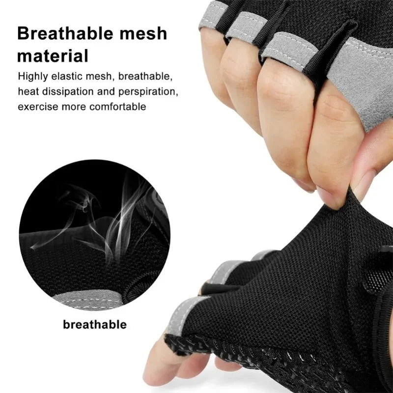 Fingerless Gym Training Gloves