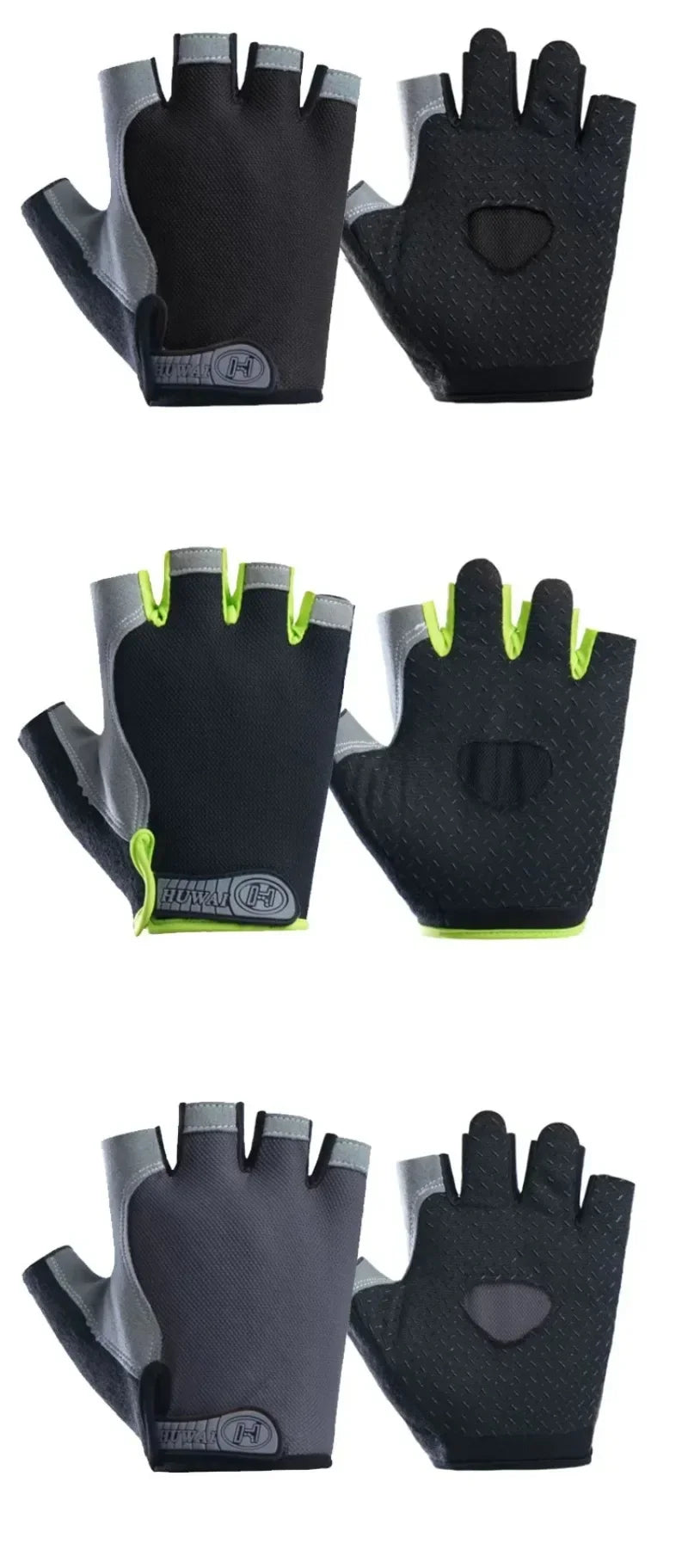 Fingerless Gym Training Gloves